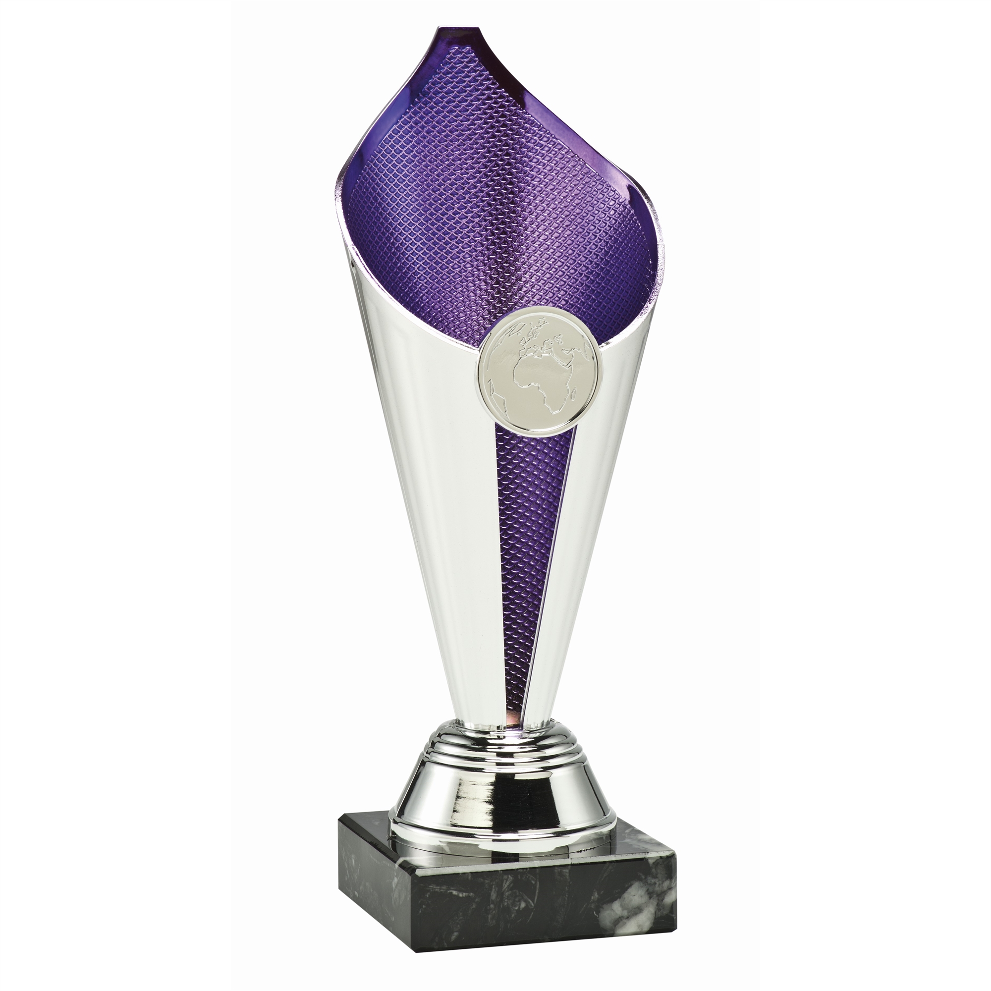 Silver & Purple Victory Award Minimum 24 - SET.270.71