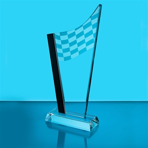 Pescara Wave Glass Motor Sport Award - Clear - AF5002
