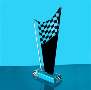 Pescara Wave Glass Motor Sport Award Black - AF5003