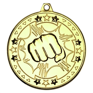 Tri Star Martial Arts Medal (size: 50mm) - M74G