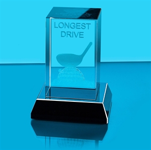 Optical Crystal Longest Drive Golf Award - AF9256