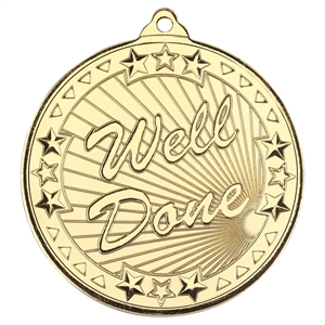 Tri Star Well Donel Medal (size: 50mm) - M89G
