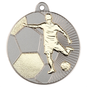 Bergin Football Medal (size: 50mm & 70mm) - MV01G & LMV01G