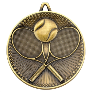 Deluxe Tennis Medal (size: 60mm) DM05AG