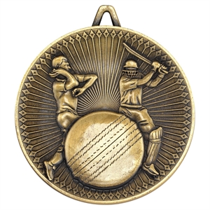 Deluxe Cricket Medal (size: 60mm) DM06AG