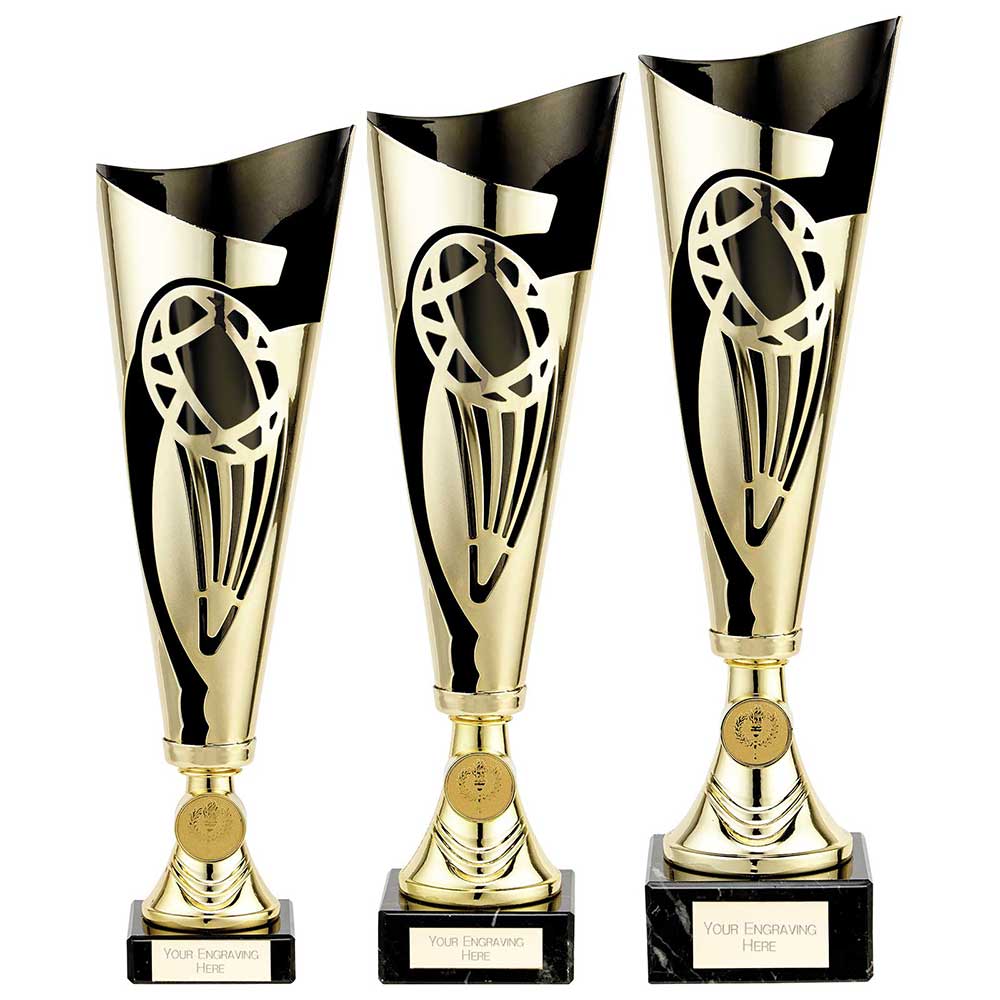 Champions Rugby Gold & Black Cup | Impact Trophies