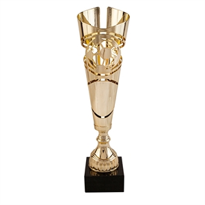 Kane Metal Football Trophy Cup Gold - AFC013G