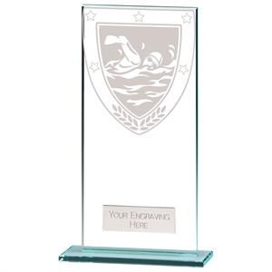 Millennium Swimming Jade Glass Award - CR20592