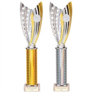 Glamstar Column Trophy Gold or Silver - TR23554/ TR23571