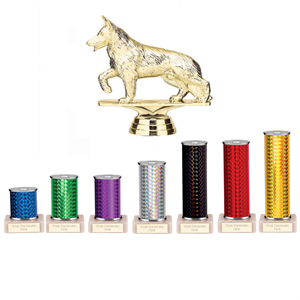 Dog Figure Top Trophy - FD10G