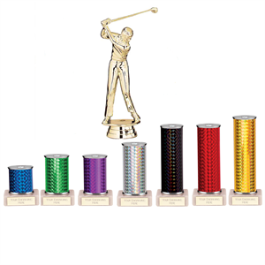 Golf Figure Top Trophy - FG04G