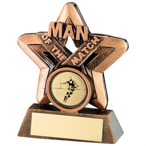 Star Ribbon Man of the Match Rugby Award - JR4-RF418