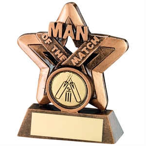 Star Ribbon Man of the Match Cricket Award - JR6-RF418