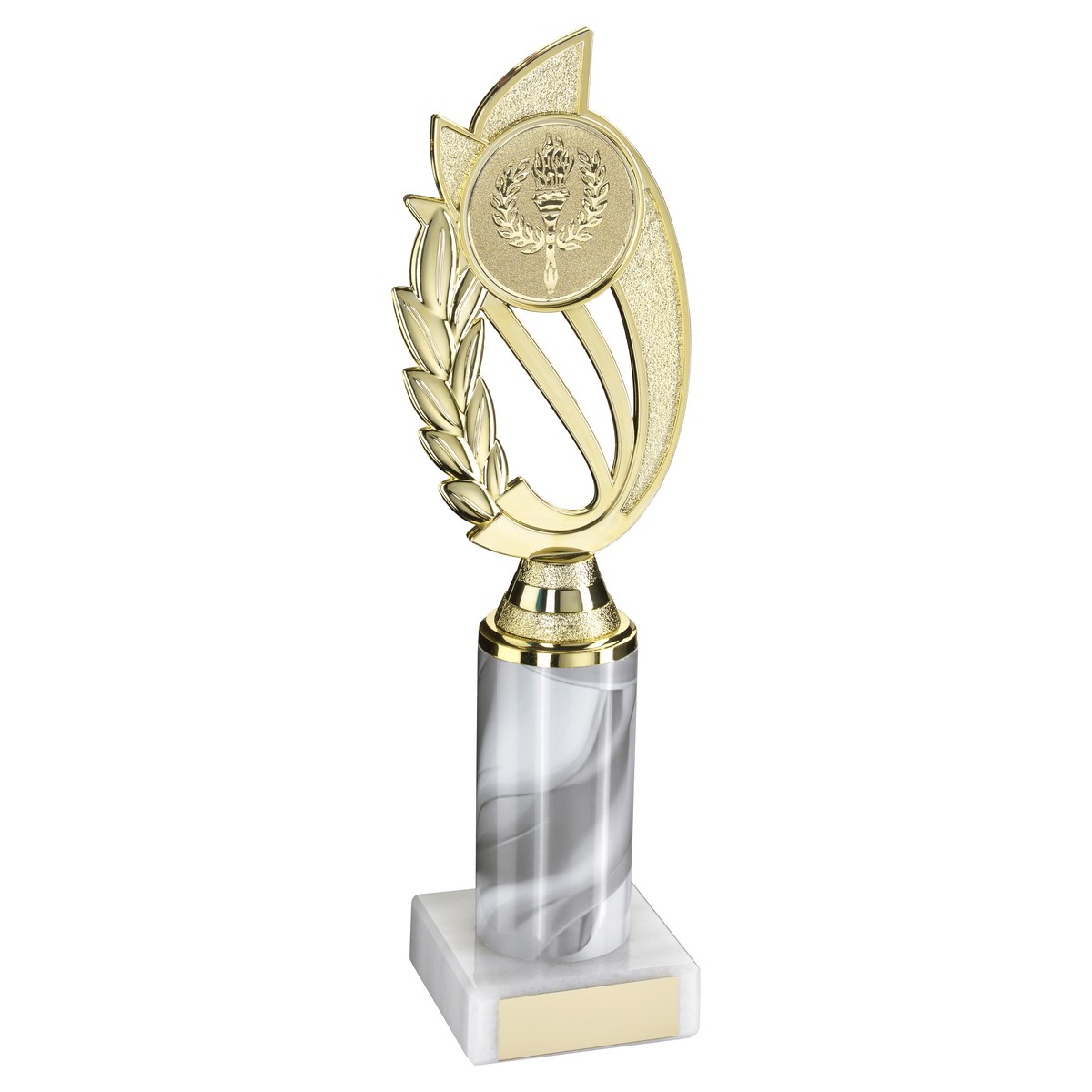 Halcyon Trophy - JR34-TY173 White Marble Finish