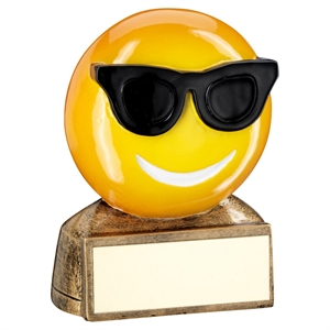 Emoji Yellow Cool Sunglasses Award - RF955