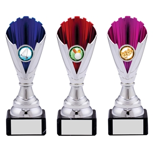 Silver Odeon Cup - Blue, Red or Pink - A0814/ A0821/ A0818