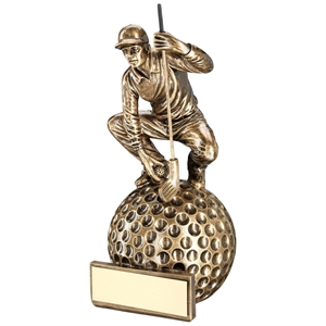 Birkdale Crouching Golfer Award - RF258