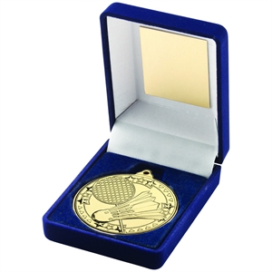Tri Star Badminton Gold Medal & Blue Box - JR26-TY86A