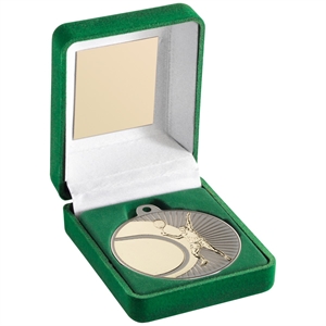 Bergin Tennis 50mm Gold Medal & Green Box - JR21-TY118A