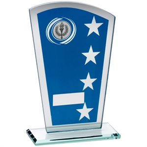 Madden Blue Star Multisport Glass Award - TD249