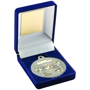 Bergin Athletics 50mm Gold Medal & Blue Box - JR30-TY140A
