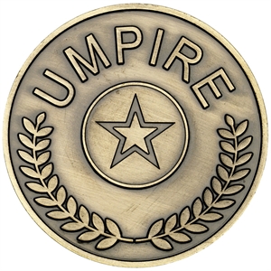 Umpire Medallion (size: 70mm) - MP312AG