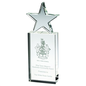 Hollywood Glass Star Award - JB1800