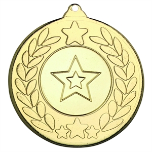 Gold Starlet Wreath Medal (size: 50mm) - M18G
