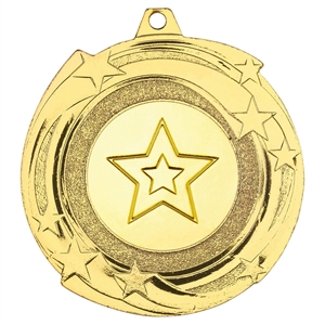 Gold Star Cyclone Medal (size: 50mm) - M45G