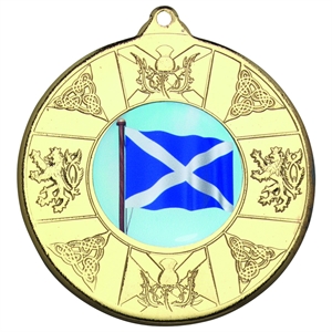 Gold Scotland Medal (size: 50mm) - M88G