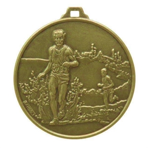 Gold Plano Cross Country Economy Medal (size: 52mm) - 114E