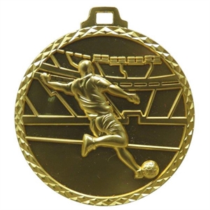 Gold Scacchi Footballer Medal (size: 52mm) - X20