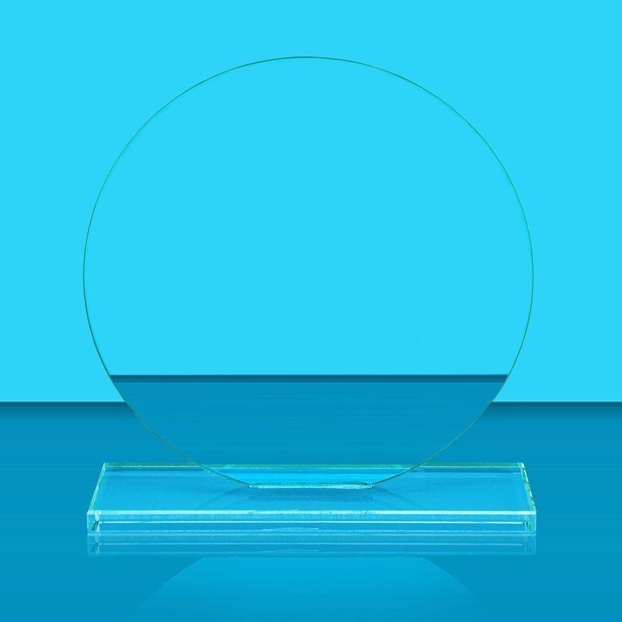 Gerrard Circular Glass Award - AFG08 Front View