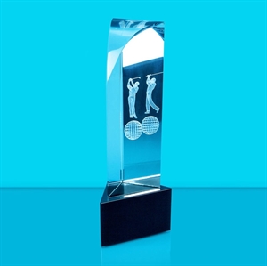 Balmoral Tower Crystal Golf Award - AFCR0258