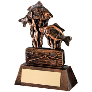 Antique Bronze Angling Award - RF381