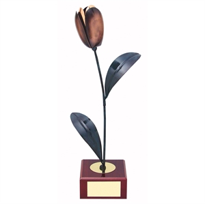 Tulip Handmade Metal Trophy - 291