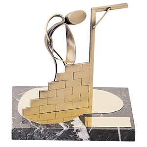Bricklayer Handmade Metal Trophy - 779 ALBA