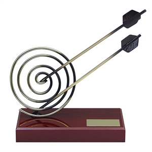 Archery Arrows and Target Handmade Metal Trophy - 680