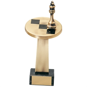 Chess Table Handmade Metal Trophy - 755 L