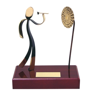 	Darts Figure Handmade Metal Trophy - 300 DA