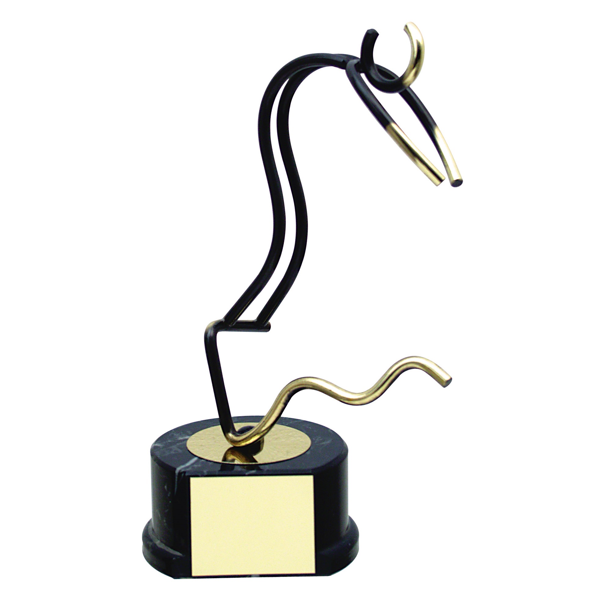 Diving Figure Handmade Metal Trophy - 700