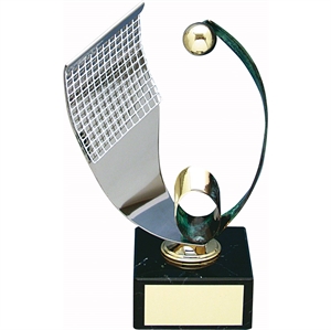 Handball and Net Handmade Metal Trophy - 202