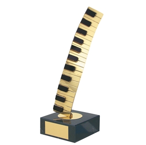 Keyboard Handmade Metal Trophy - 287