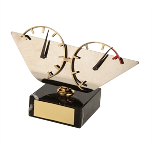 Motor Sports Speedometer Handmade Metal Trophy - 447
