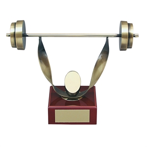 Powerlifting Handmade Metal Trophy - 507