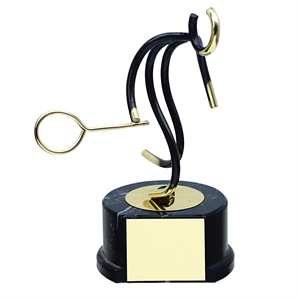 Squash Figure Handmade Metal Trophy - 700 SQ