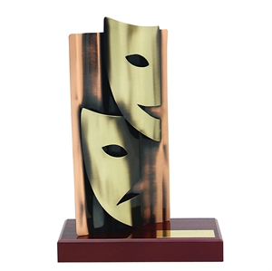 Theatre Handmade Metal Trophy - 645