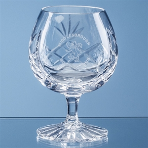Blenheim Lead Crystal Panel Brandy Glass - LOS37