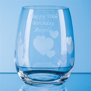 L'Amour Frosted Heart Whiskey Tumbler - STL35