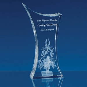 Optical Crystal Pointed Slope Award - FC100/ FC101/ FC102